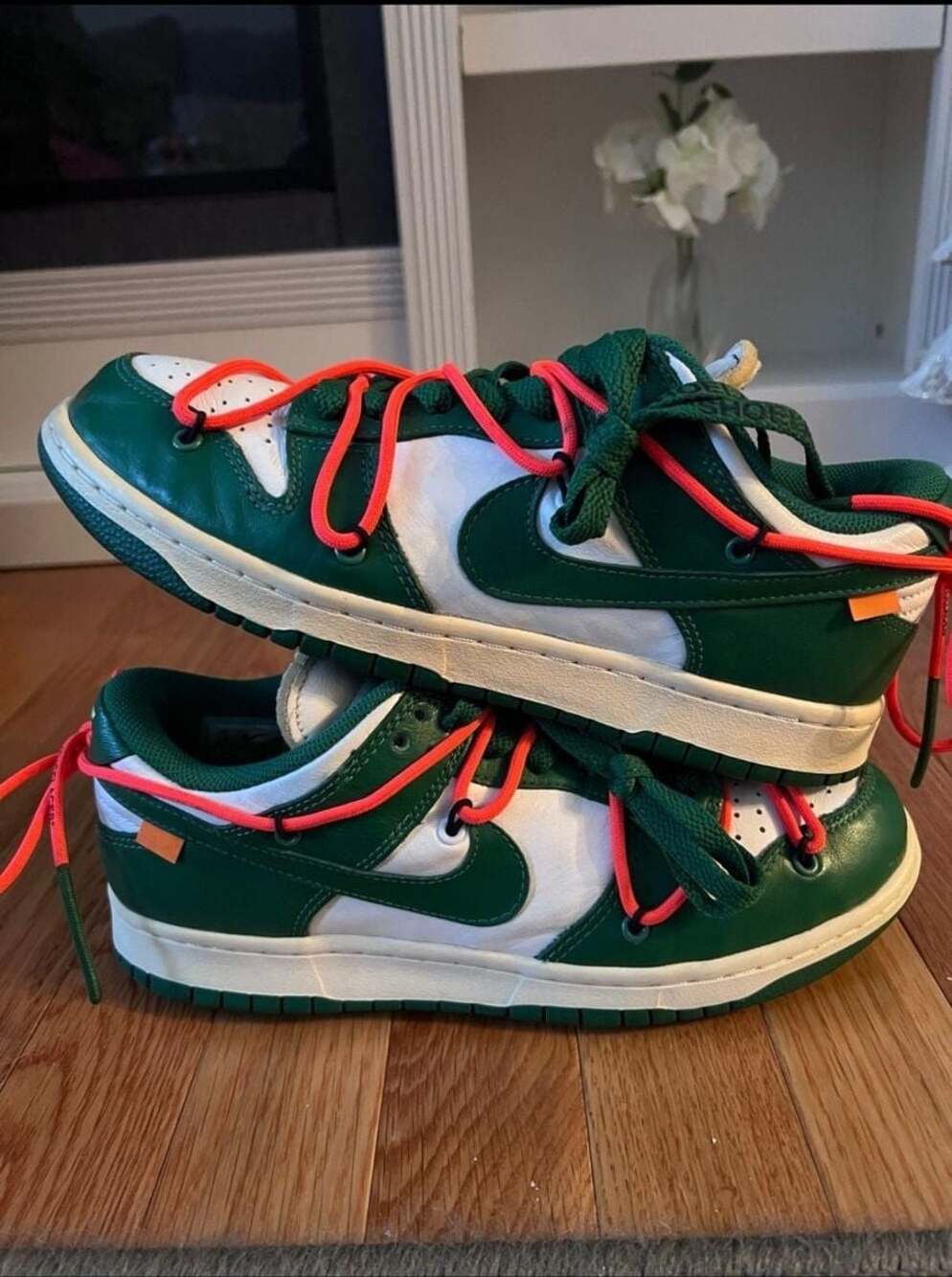 Off-White x Nike Dunk Low 'Pine Green' CT0856-100